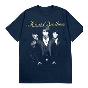 Jonas Brothers Official Merch Black Unisex Adult Small New